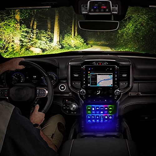 Nilight LED POD Lights Rocker Switch Led Light Bar 5Pin Laser On/Off switches 20A/12V 10A/24V with Jumper Wires Set for Cars,Trucks,RVs - color: Green, size: LED POD LIGHTS