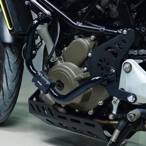 2 Pair Motorcycle Bumper Blocks, 22MM/25MM/28MM Engine Guard Bumper Crash Bar Protectors Motorcycle Drop Guard Block Protection Decor