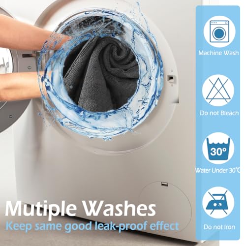 Puomue Black Salon Towels, Super Soft and Absorbent Microfiber Hair Towel for Salon, Bath, Spa, Pool and Home, 27 inch X 16 inch (Black - 24 Pack) - color: Black - 24 Pack