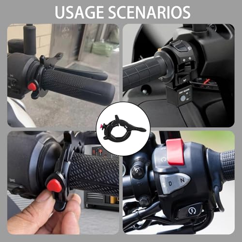 2PCS Motorcycle Throttle Lock, Motorcycle Cruise Control, Throttle Lock Cruise Control Motorcycle, Cruise Control for Motorcycle Throttle, Universal Fit for Most Motorcycles,