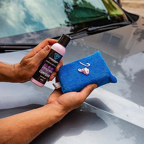 Instant Car Scratch Remover for Vehicles, All-in-One Car Paint Scratch Repair and Polishing Compound (4 oz) - Incl. Microfiber Applicator and Microfiber Towel - color: Instant Scratch Repair