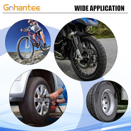 80Pcs 58mm Tire Repair Patch, Tube Patch Repair Kits Cold Patch Tubeless Patches 58mm Car Round Natural Rubber Tire Tyre Puncture Repair Patch for Automobile Truck Motorcycle Bike Inner Tire