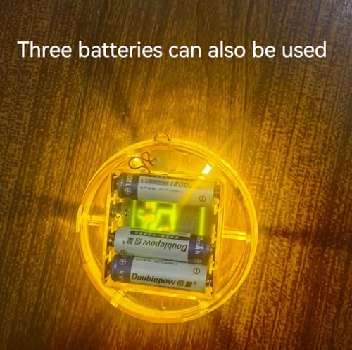 Roadside Flashing Flares Safety Warning Light Emergency LED Strobe Light with Magnetic Base Vehicle and Marine (Amber) - color: Amber