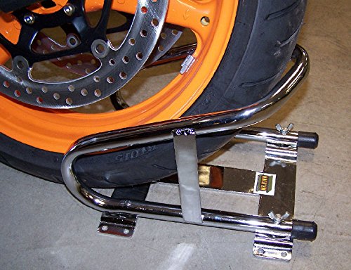 RA-17S Motorcycle Stainless Steel Wheel Chock by Rack 'EM