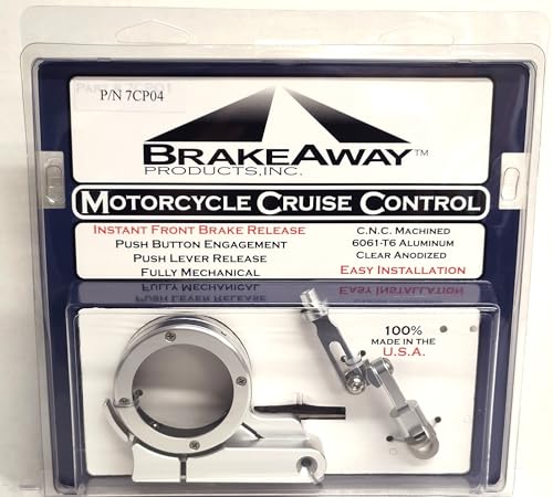 7CP04 BrakeAway Motorcycle Cruise Control For Metric Cruisers