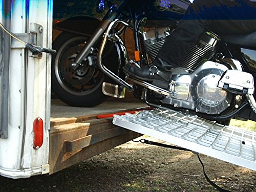 Aluminum Ramps 6 ft. USA - Motorcycles on to Trailers - 444 MCDR Ramp - size: 6ft x 44in - 1,500lb cap.