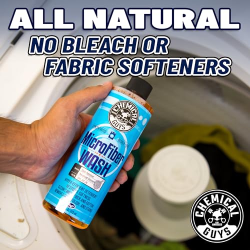 Chemical Guys Microfiber Cleaning Cloth and Car Wash Towel Detergent - Concentrated Cleaner for Towels, Microfiber Cloths, and Pads - Removes Dirt, Wax, Grease, Stains, Orange Scent - 16 oz - size: 16 Fl Oz (Pack of 1)