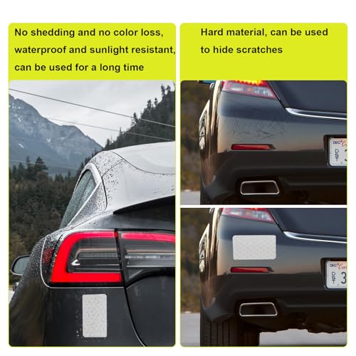 DXMWWTP 42Pcs Reflective Stickers, Reflective Helmet Bicycle Stickers, Driveway Reflectors, BikeReflective Tape, NightSafety Stickers for Bicycle, Motorcycle, Wheelchairs, Scooter - color: White