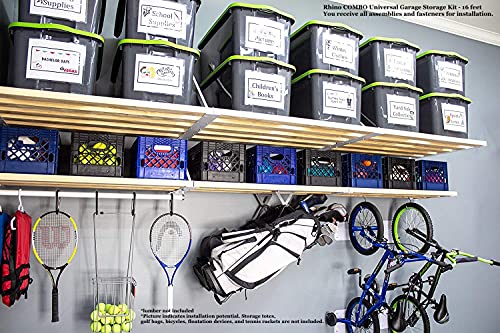 Rhino Combo Universal Garage Storage Kit - 16 feet - size: 16-ft Length x 33.5-in and 20-in Depth