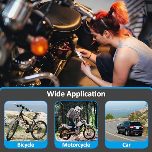 Brake Bleeder Hose Kit, Includes One Way Check Valve, Soft Hose, 100ml Syringe, Clamps, Connector, and Exhaust Cap for Car Motorcycle Brake Fluid Bleeding