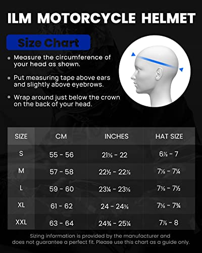 ILM MIPS Motorcycle Full Face Helmet Pinlock Insert Anti Fog Dual Visor Racing Casco de Moto Men Women DOT Model 129M - color: DeadlyWar Orange