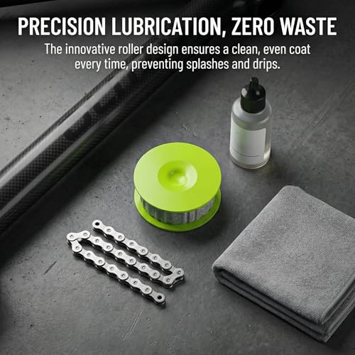 Portable Bicycle Chain Brush and Oiling Tool, Bicycle Accessories, Stylish Design, Sturdy Construction, Motorcycle Chain Lubricant, Bicycle Chain Cleaner