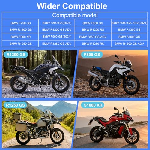 YZW GPS Screen Motorcycle CarPlay Fit for BMW, 6" QLED Waterproof Touch Screen/HD/1000 Nits/60Hz, Wonder Wheel, Data Reading, Plug&Play, Lossless Installation, Android Auto, BT, TPMS, Native Protocol - size: BM 6"+Wonder Wheel+Lossless Installation