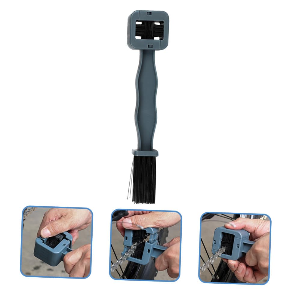 Ciieeo Bike Chain Cleaner Brush Set Professional Motorcycle and Bicycle Chain Brush Portable Sturdy Cleaning Tool for Mountain Bike Maintenance