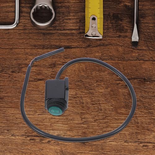Universal Motorcycle Handlebar Switch Black Push Button Waterproof Toggle Switch for Headlight Fog Light Spotlights Motorcycle Lighting Control