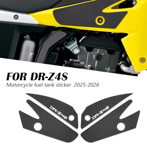 for DR-Z4S DR-Z4SM DRZ 4SM 4S 2025 2026 Side Fuel Tank pad Tank Pads Protector Stickers Decal Gas Knee Grip Traction Pad Tankpad