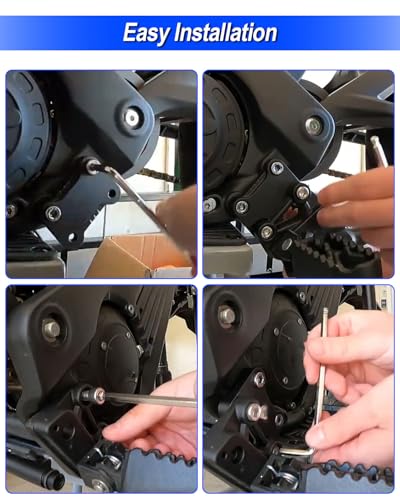 Electric Dirt Bike Foot Pegs Brackets Holder Fit for Talaria X3 X3 PRO, Black Footpeg Pedal Bracket