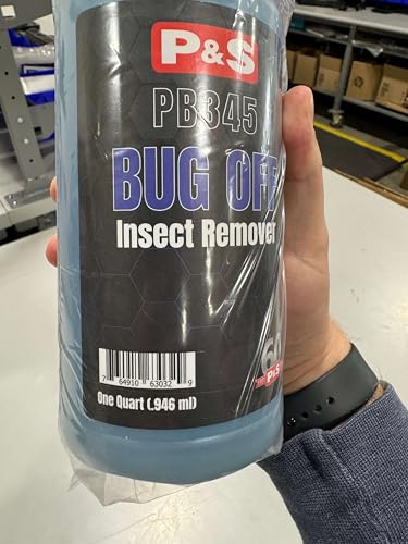 P&S Professional Detail Products Bug Off Insect Remover – Industrial-Strength Bug Splatter Cleaner, Safe for Paint, Trim & Grills, Pre-Wash Treatment, Easy Spray & Rinse Formula - 1 Quart - size: 32 Fl Oz (Pack of 1)
