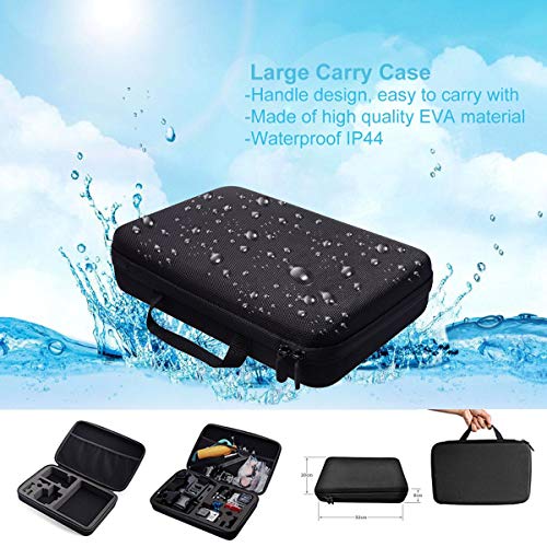 61 in 1 Action Camera Accessories Kit for GoPro Hero 13 12 11 10 9 8 7 6, Gopro Max, GoPro Fusion, Xiaomi, Insta360, DJI Osmo Action, AKASO APEMAN, Campark, SJCAM