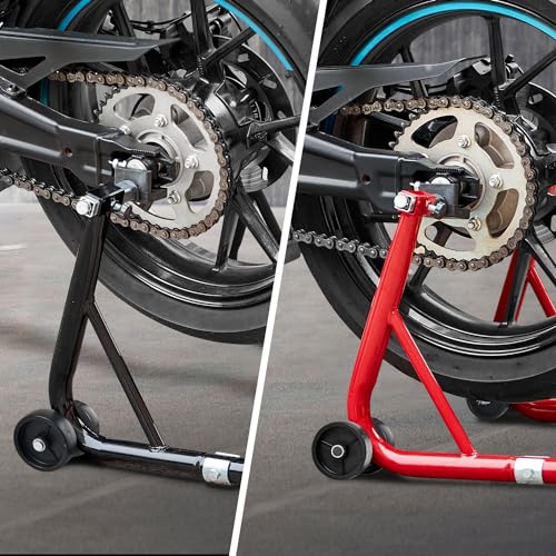 Spool Lift Stand Attachments for Rear Sportbike Motorcycle Stands (Attachment ONLY), L-Shaped Adapter 1 Pair - size: L