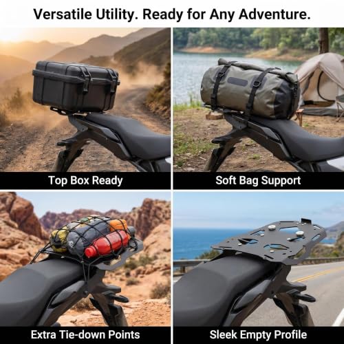 PSLER Motorcycle Luggage Rack for NX500 2024+, CB500X 2012-2023, CB400X 2021-2023, Motorcycle Rear Cargo Carrier Tail Bracket Support Shelf for CB400X CB500X NX500 Accessories
