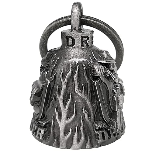 Dream Apparel Motorcycle Bell Guardian Angel Drive Away Gremlin, Biker Bell for Men Women Rider Riding, Good Luck Gift - color: 2nd Amendment Defender-02