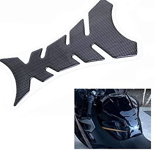 Carbon Fiber Look Powersports Gas Tank Protectors for Motorcycle - Gas Oil Fuel Tank Sticker Protector Decals Stickers Tank Pad Protector Motorcycle Stickers