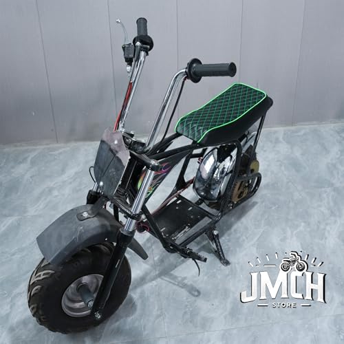 JMCHstore Green Diamond Stitch Retro Mini bike Seat Cover for Monster Mega Moto MMB80 80cc MMB105 105cc, For Coleman Realtree RB100 RT100 Mini Bike Cushion Replacement parts - color: Green