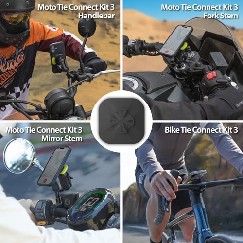 Bone Phone Tie Connect 3 - Sticker, Phone 3M Adhesive Adapter for Tie Connect Series, Optional Smartphone Mount Sticker Compatible with Most Cellphone Cases - style: Phone Adhesive Adapter