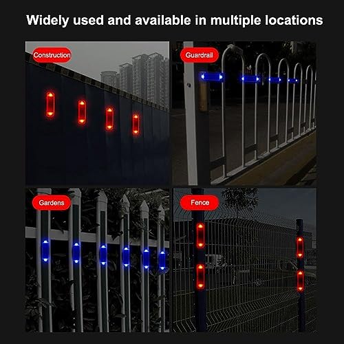 2Pack Solar Warning Lamp,WONFAST Waterproof Mini LED Solar Car Flashing Alarm Safety Lamp Bar Emergency Security Strobe Light for Bike Motorcycles SUV Truck Vehicle Night Driving (Green) - color: Green
