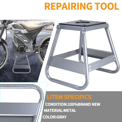 Motorcycle Dirt Bike Panel Stand Moto Maintenance Hoist Lift Jack Removable Trail Motocross Stand
