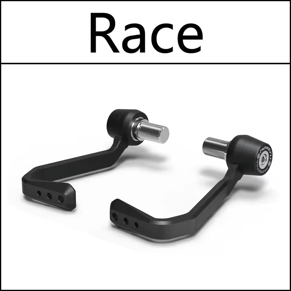 Motorcycle Handlebar Grips Guard Brake Clutch Levers Protector for Ducati Monster 950 + (Plus) 2021-2026 (Race) - color: Race