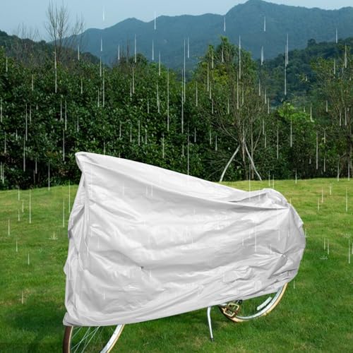 Garneck Electric Bike Cover Scooter Shelter Peva Material Waterproof Dustproof Motorcycle Protector M Size 120x210cm Outdoor Weather-Resistant Full Motorcycle Cover for All-Season Use