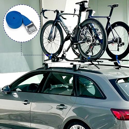 10 Pack Lashing Straps with Buckles Adjustable, 1" x 78" Cam Buckle Tie Down Straps for Securing Luggage, Cargo, Bicycles, Motorcycles(Light Blue) - size: Light Blue 1" x 78"