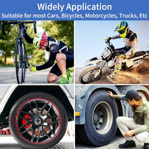 40 Pcs Tire Repair Rubber Nail,Tire Plug Kit, Spiral Rubber Nails,Self-Service Puncture Repair Tool with Screwdriver for Car Motorcycle Truck ATV(2 Sizes,20 Each)