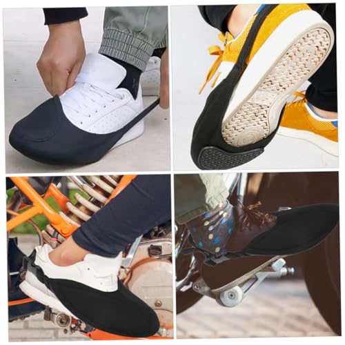2pcs Motorcycle Shift Shoe Covers - Protector for Outdoor Riding Easy to Clean Gear for Men Prevent Shoe Grime and Shifting Comfort
