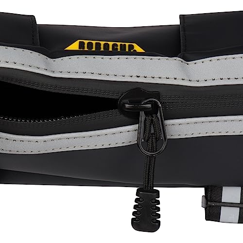 ROBOCUP Handlebar Trail Bag for Adventure Motorcycles, Dirt Bikes, ATV, eBikes | 2L Storage for Tools, Phone, Keys, Snacks | Heavy Duty Water Resistant PVC Material, Glove-Friendly Waterproof Zippers