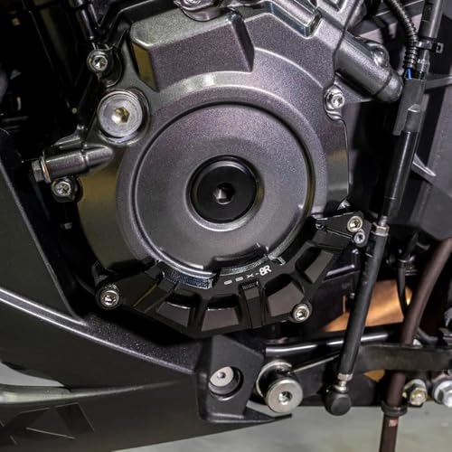 For 2025 GSX8R GSX-8R 2024 2023 Motorcycle CNC Parts Left Right Engine Stator Protective Cover Guard Protectors Frame Slider gsx8r (Black)
