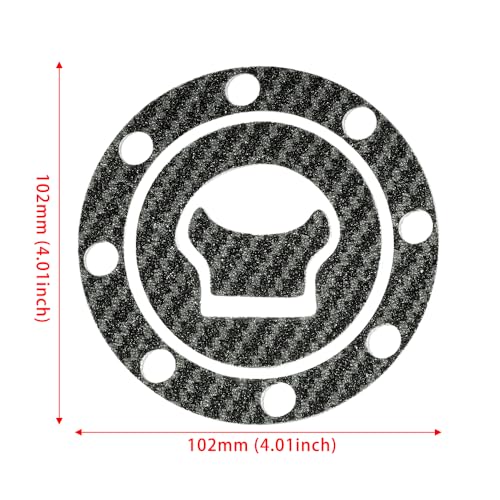 Motorcycle Carbon Tank Pad Protector Sticker Fuel Gas Oil Cap Decal, Anti-Scratch Oil Gas Tank Pad (GT250R/650R GV650 GS500) - color: Gt250r/650r Gv650 Gs500