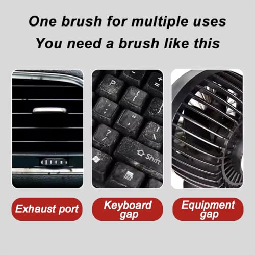 AUCELI Car Detailing Brush, Ultra Soft Auto Interior Dusting Brush with Storage Rack, Car XL Synthetic Brush Cleaning Tool, Universal Covers Large Area Inside or Outside Vehicles(Blue/Style A) - color: Blue/Style A
