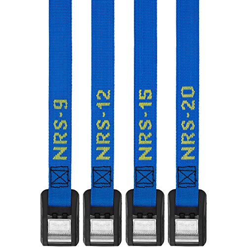 NRS 9' Buckle Bumper Strap Pair Iconic Blue - color: Iconic Blue, size: 9'