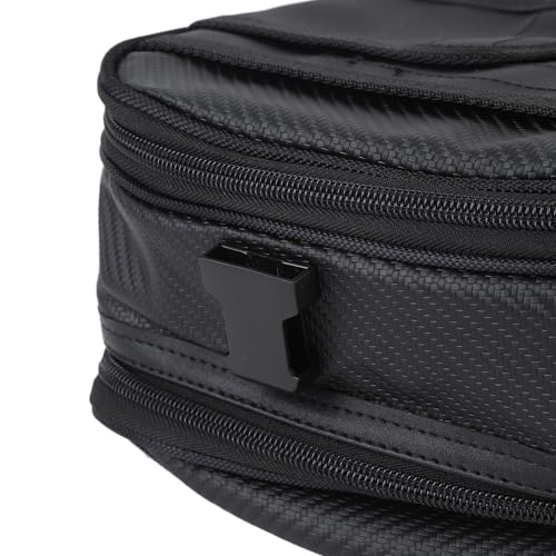 Qqmora Motorcycle Tail Carry Bag Helmet Storage Bag 7.5L to 10L Expandable Seat with Rain Cover for Most Motorcycles