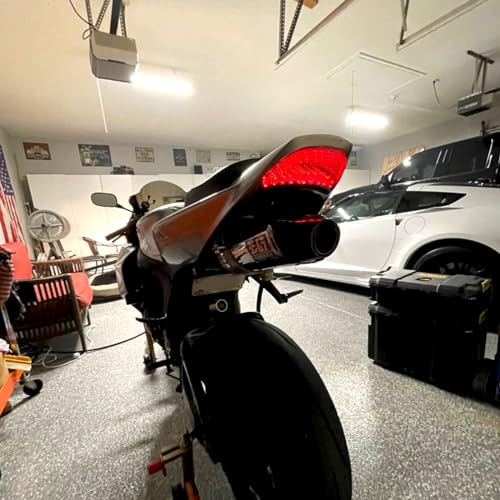 JMTBNO motorcycle Smoked LED Tail Light, 12V Motorcycle Brake Lights with LED Turn Signals Compatible with 2003-2006 Honda CBR600RR, 2004-2007 CBR1000RR - color: Smoke-CBR