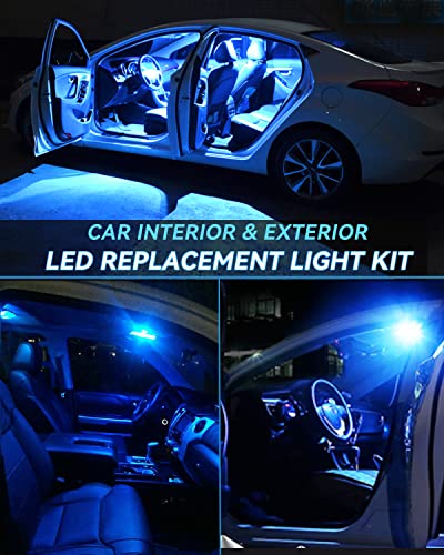 Keiurot 1893 Led Bulb 1895 1815 1816 53 57 Bulb BA9S Led Bulb for Indicator Lights Car Dome Map Trunk License Plate Courtesy Step Light Blue DC 12V, 10-Pack - color: Blue BA9S Led Bulb