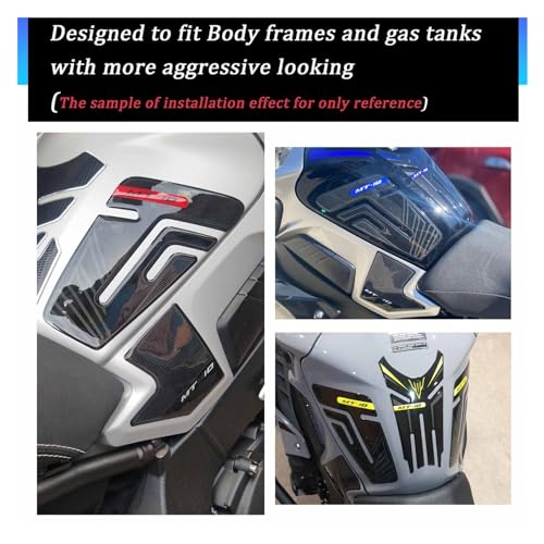 Motorbike Fuel Tank Sticker Tank Pad Grips for Yam&aha MT10 FZ10 FZ MT - 10 MT-10 SP Motorcycle Gas Fuel Knee Protector Stickers Decals