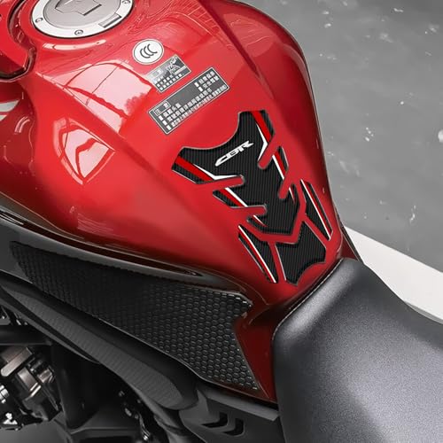 Motorcycle Tank Pad Gas Tank Protector Compatible with CBR1000RR CBR650R CBR600RR CBR500RR CBR400R CBR400RR CBR650F CB650R CBR250R CBR600 F1/F2/F3/F4 CBR900RR CBR929RR CBR954RR CBR1100XX - size: For CBR