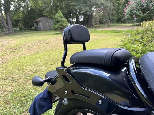 Backrest Sissy Bar for Honda Rebel CMX 1100 CM 1100 2021 2022 2023, Motorcycle Passenger Rear Backrest Pad for Honda CMX1100/CM1100 21-23, Black (Black)