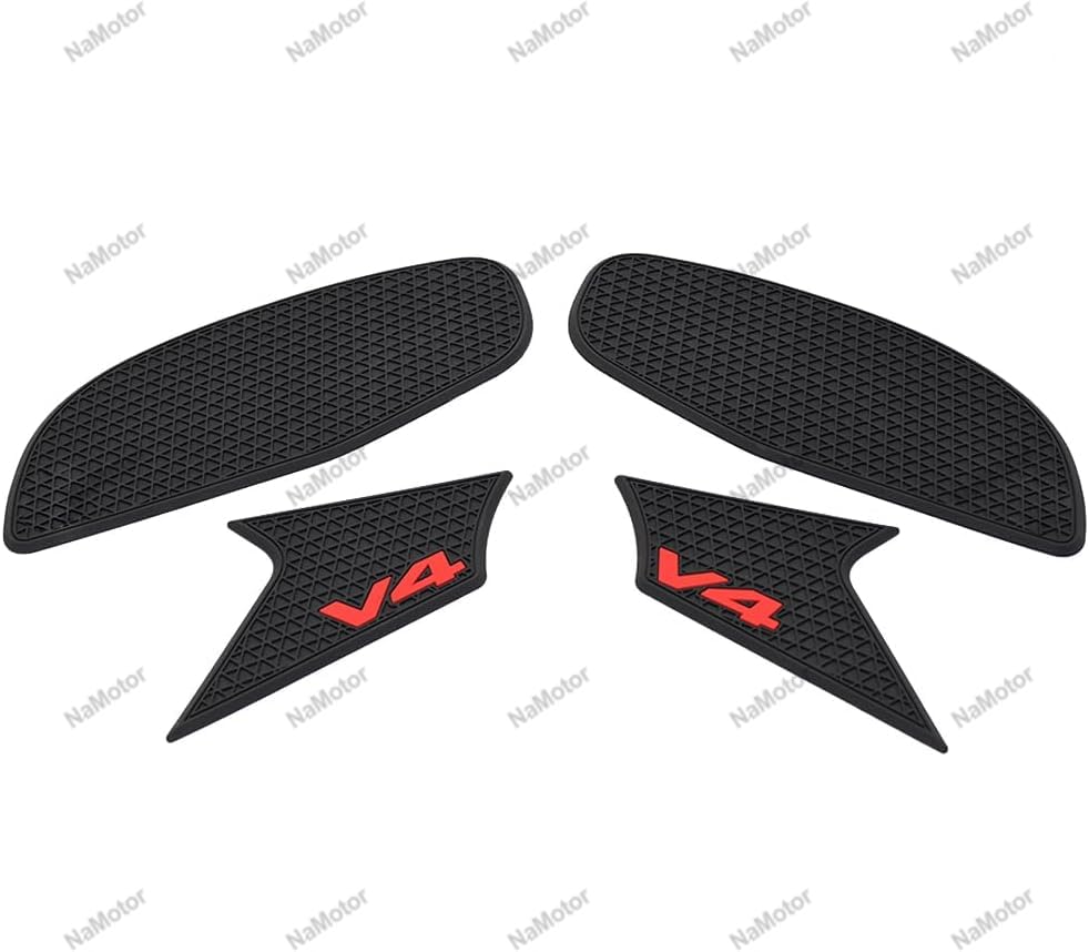Motorcycle Tank Pads Rubber Protection Adhesive Non-Slip Side Tank Pad For Panigale V4 2025