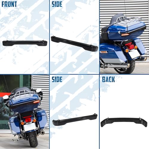 King Tour Trunk LED Light Tail Light Running Brake Turn Signal Lamp Kit Fit for Harley Touring Road King Road Street Electra Glide Tri Glide Ultra Limited 2014-2023 (Smoke) - color: Smoke 2