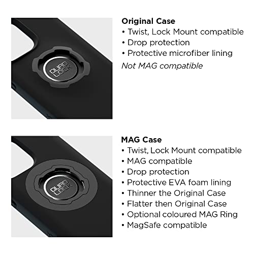 Quad Lock Stem/Handlebar Bike Phone Holder Kit with MAG Phone Case for iPhone 14 Plus - size: iPhone 14 Plus